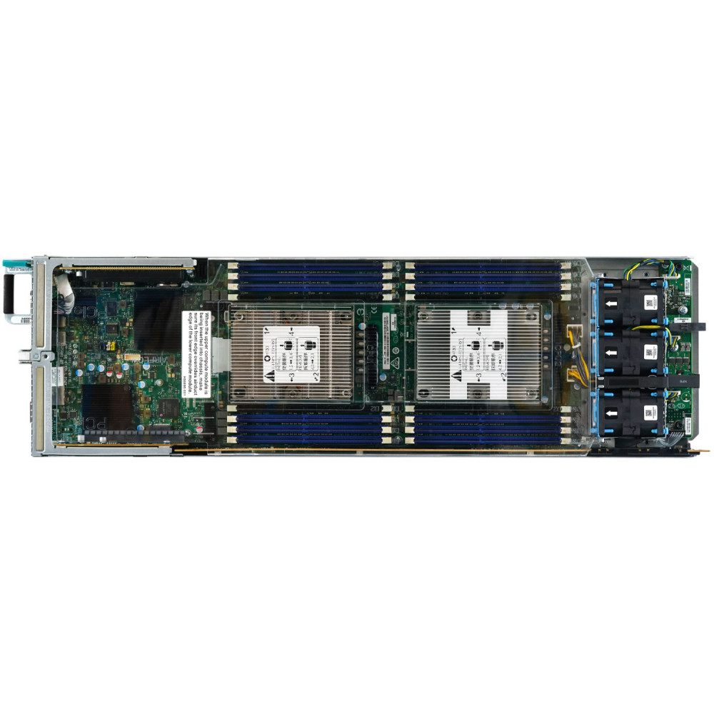 INTEL H2312XXLR3 12LFF 4-NODE CHASSIS + 4X HNS2600BPB COMPUTE MODULE + 2X PSU